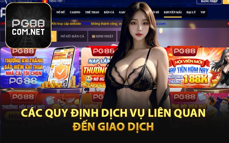 Điều Khoản Dịch Vụ - Xây Dựng Môi Trường An Toàn Tại PG88