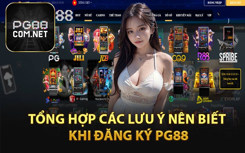 Đăng Ký PG88 - Nhà Cái Tặng 188K Cho Tân Thủ